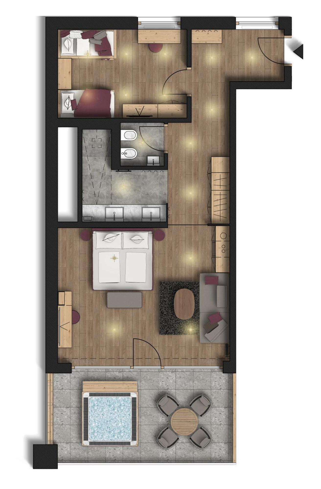 Das Gerstl Family Retreat Resia Phòng bức ảnh