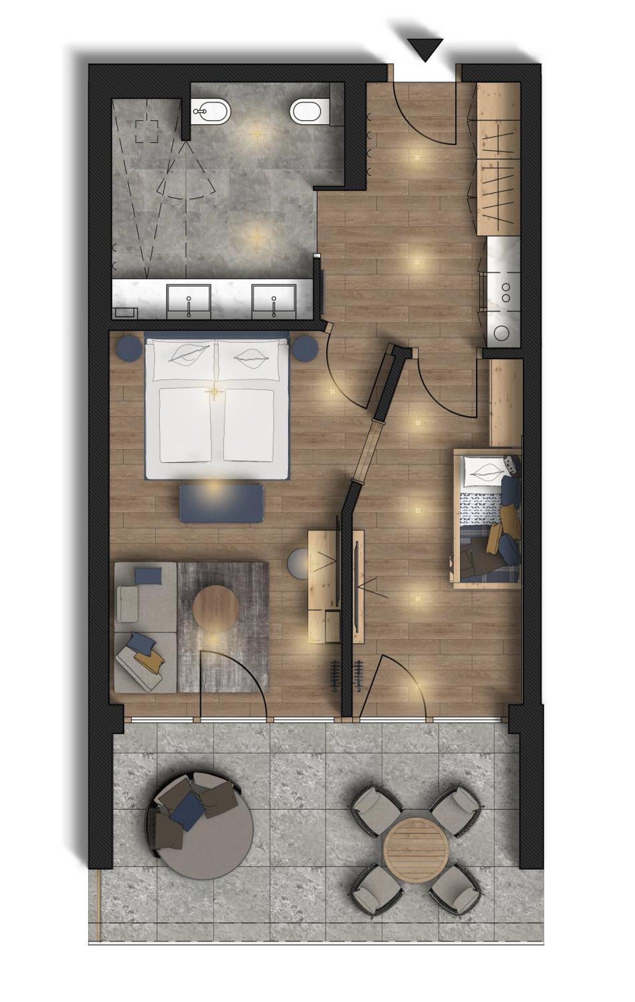 Das Gerstl Family Retreat Resia Phòng bức ảnh